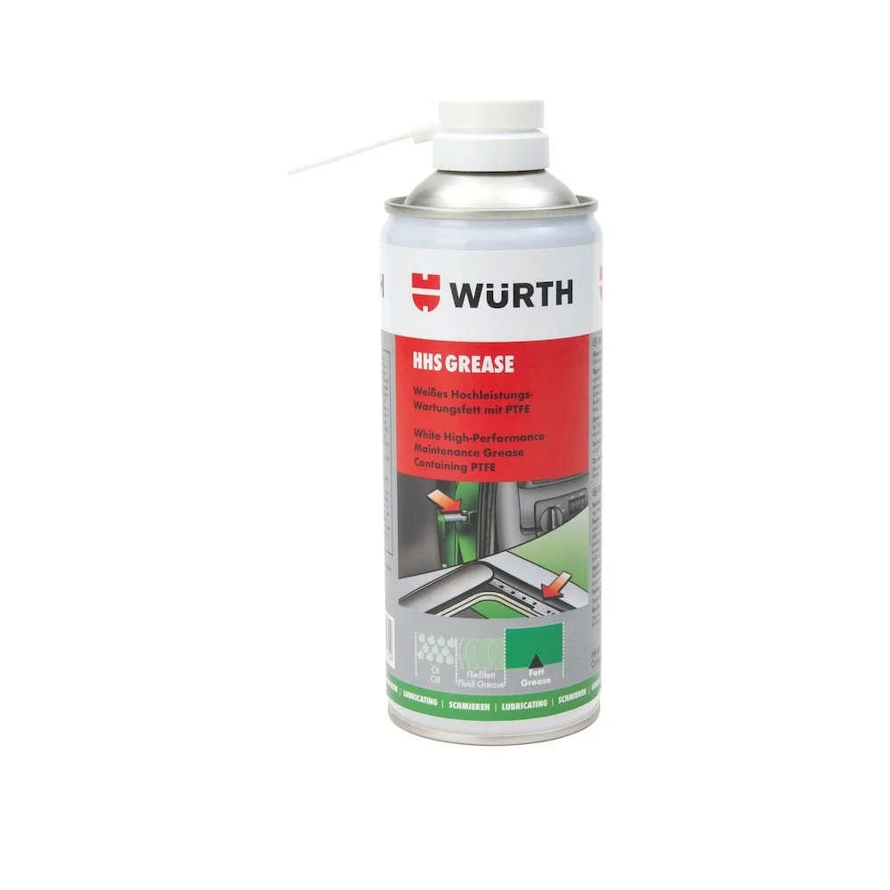 HHS WHITE GREASE WITH PTFE 400ML - Geosantro Ltd